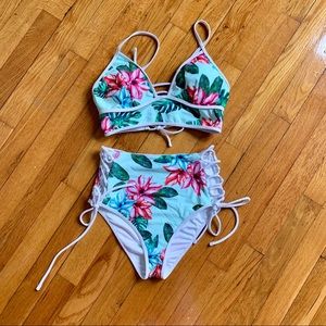 New High waist bikini set 🌷🌸🌺